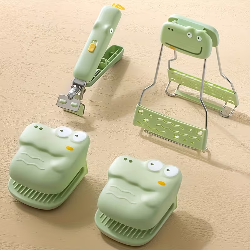 Household anti-scalding clips, bowl clips, kitchen tray rack