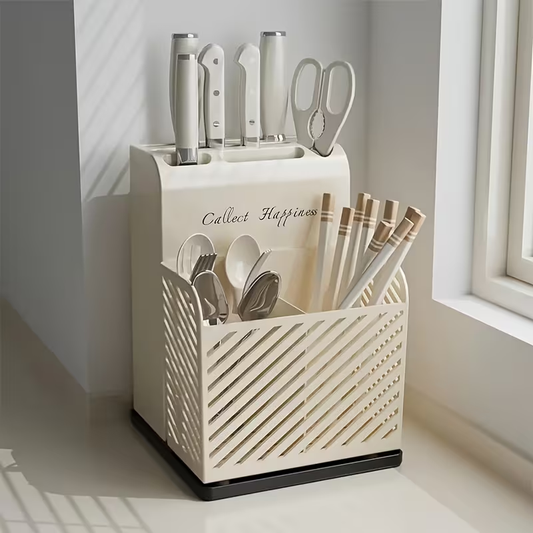kitchen combination knife rack, fork and chopsticks storage rack