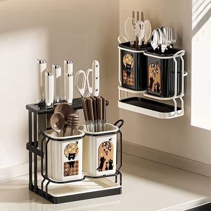 Kitchen countertop dish rack | Stainless steel with drip tray
