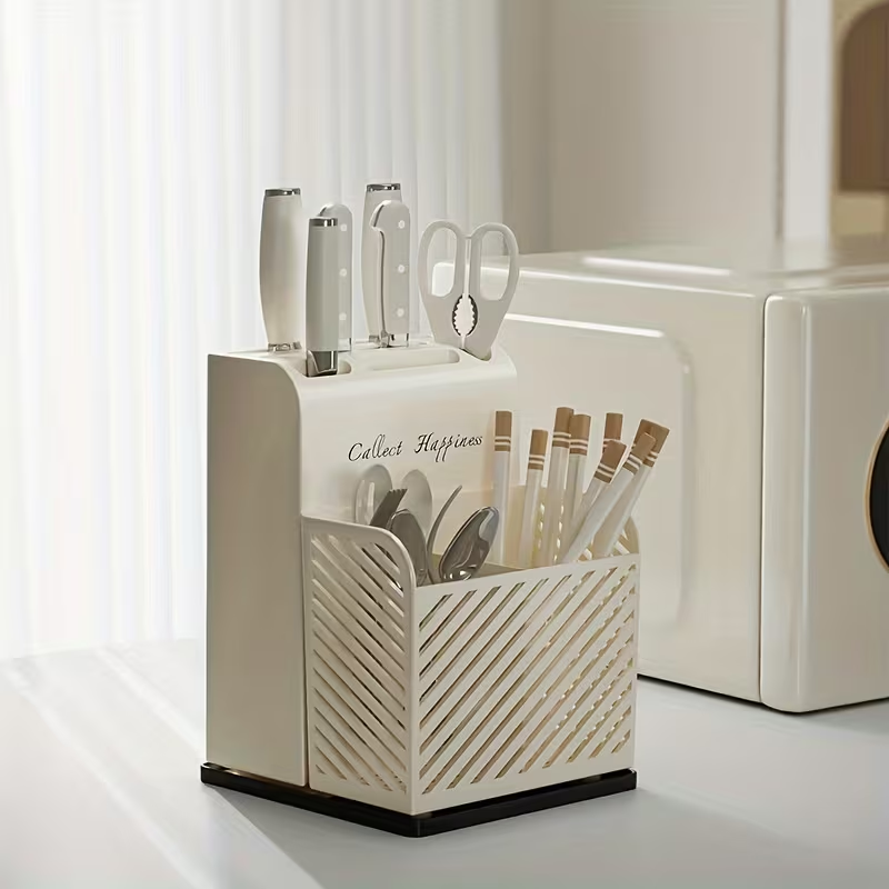 kitchen combination knife rack, fork and chopsticks storage rack