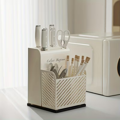 kitchen combination knife rack, fork and chopsticks storage rack