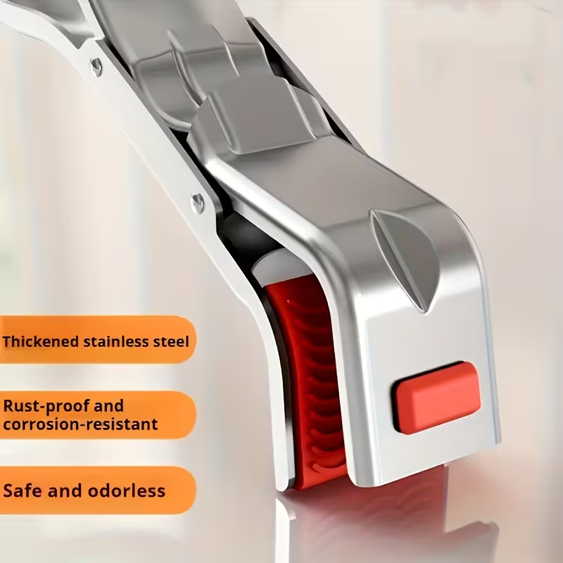 Stainless steel non-slip, high-temperature resistant heating tongs, kitchen gadgets
