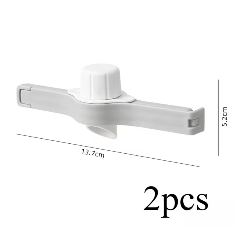 Two food storage and sealing clips, non-contact plastic snack clips