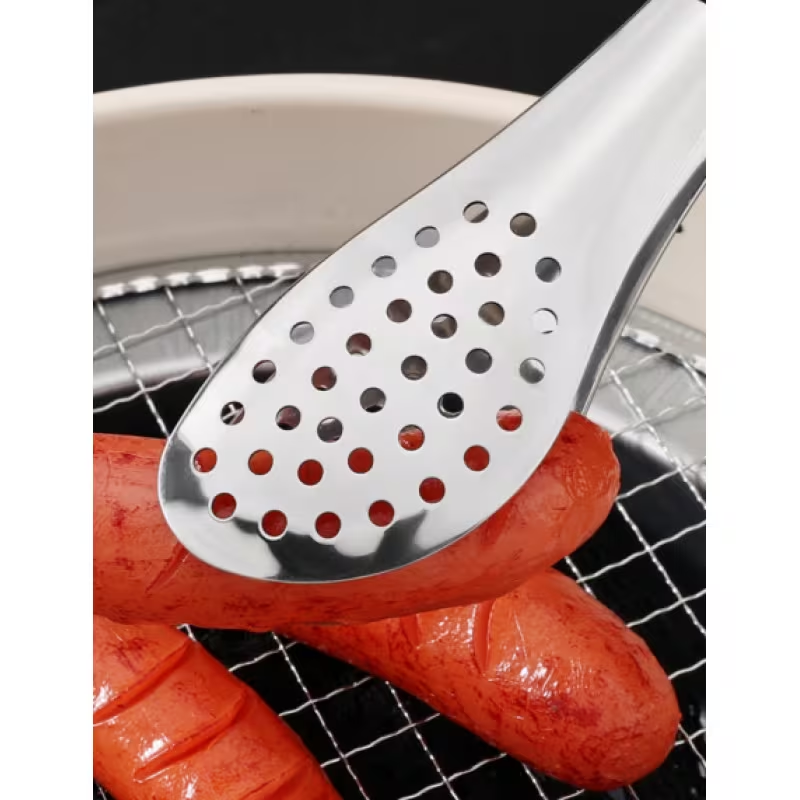 304 Stainless Steel Food Clips - Thickened, Suitable for Restaurants and Kitchens