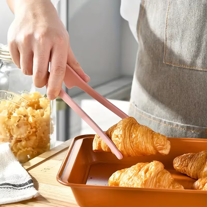 1 Multifunctional Silicone Non-Slip BBQ Food Tongs