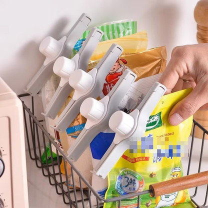 Two food storage and sealing clips, non-contact plastic snack clips