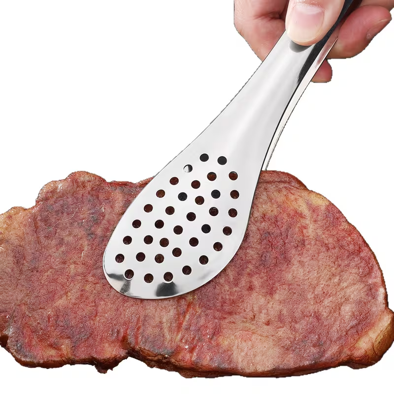 304 Stainless Steel Food Clips - Thickened, Suitable for Restaurants and Kitchens