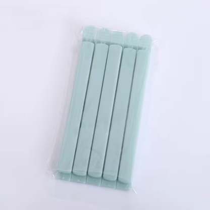 3-pack silicone food bag sealing clips | Moisture-proof, dust-proof, reusable
