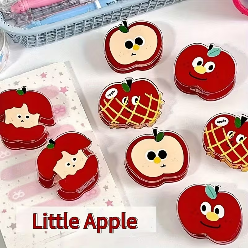 One small apple-shaped food bag clip - moisture-proof sealing clip, food preservation clip