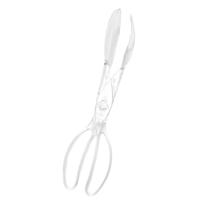 Clear plastic salad scissors and clips - reusable