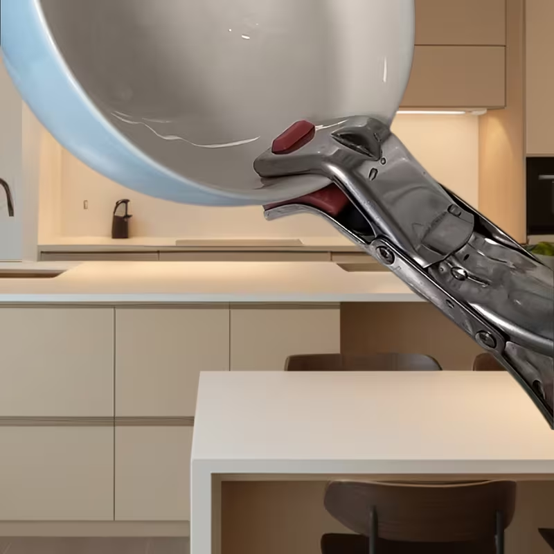Stainless steel non-slip, high-temperature resistant heating tongs, kitchen gadgets