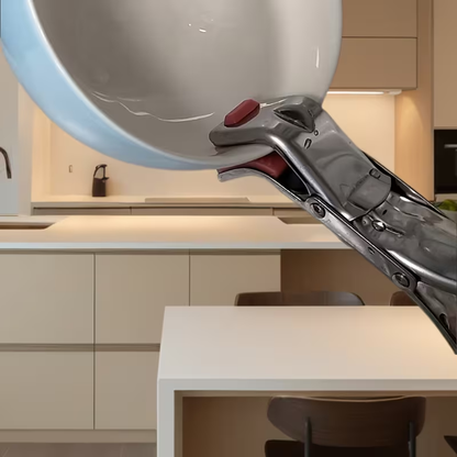 Stainless steel non-slip, high-temperature resistant heating tongs, kitchen gadgets
